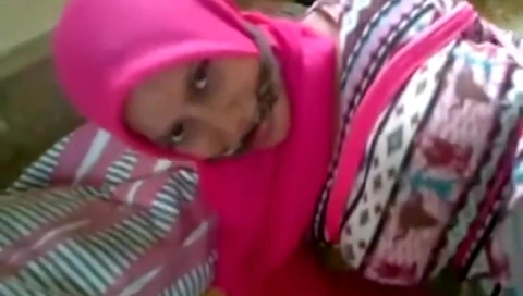 Hijab bondage and cleave gag