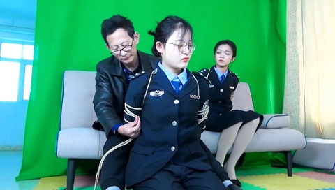 Two Asian Policewomen In Trouble