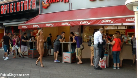 Horny Blonde Anal Slut Disgraced For Berlin Tourists - PublicDisgrace