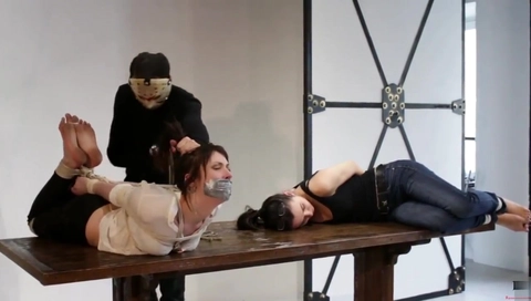 Hogtied Tickled