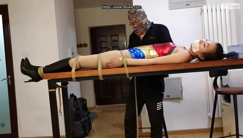 China Wonderwoman Chloroformed And Bandage
