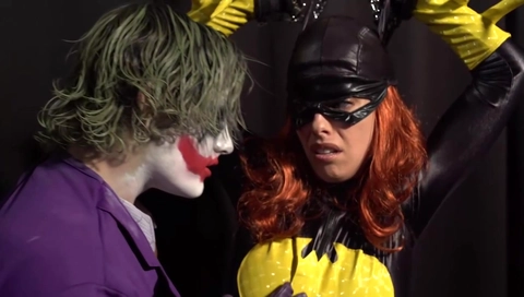 Superhero lady got caught by a villain who just wanted to fuck her tight ass hole