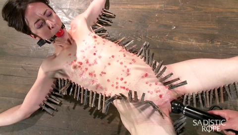 Pink in Newbie Gets The Full Treatment Extreme Bondage And Torment - SadisticRope