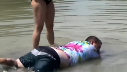 Extreme Beach Beating - Beatdowns and Facebusting with Cindy