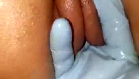 Dirty Step daddy playing with slutty whores pussy til screaming orgasm
