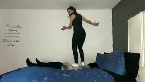 Nyc Muscle Goddess In Tramples Slave In Converse & Sneakers (preview)