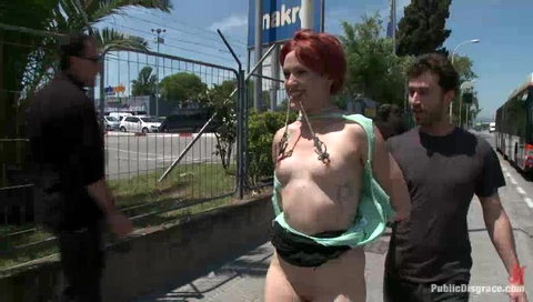 European Cutie Made To Jack Off A Stranger And Walk Through The Streets With His Cum On Her Face - Kink