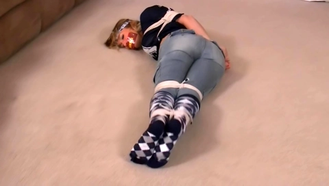 Tied up in argyle socks