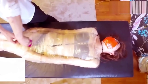 Wrapped Chinese Girl