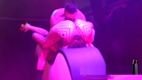 Daniela Evans & Arcangel public fuck on stage SEM 2018 cam2