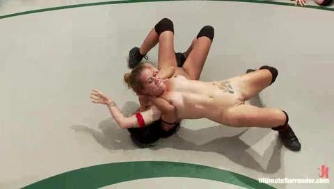 Work It Out Bitches Cat Fight On The Mat. - Kink