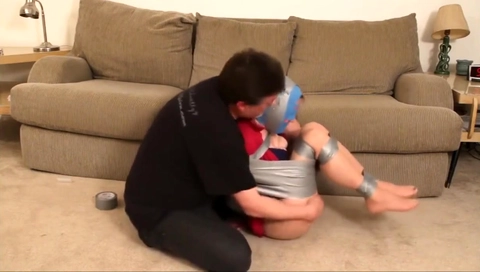 taped up