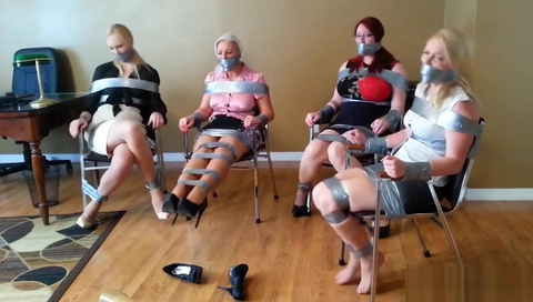 Ruth Cassidy and taped girlfriends