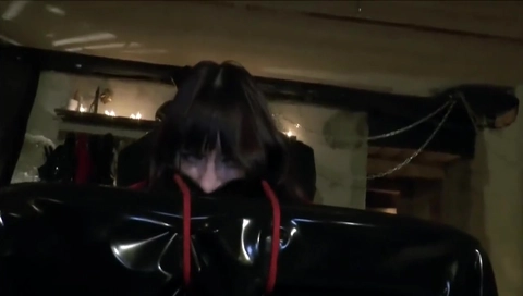 hogtied in latex