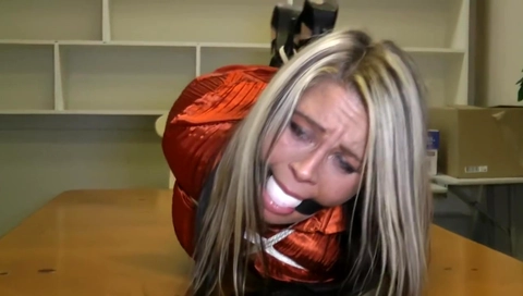 Adara Private Investigator captured hogtied