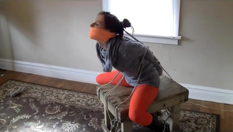 Horny porn video Hogtied great uncut