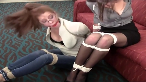 2 tied on sofa
