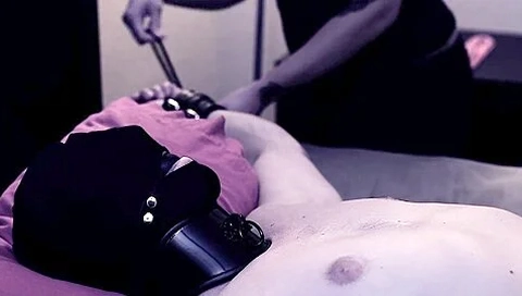 Tied Up, Milking Handjob With Orgasm - Teaser Video